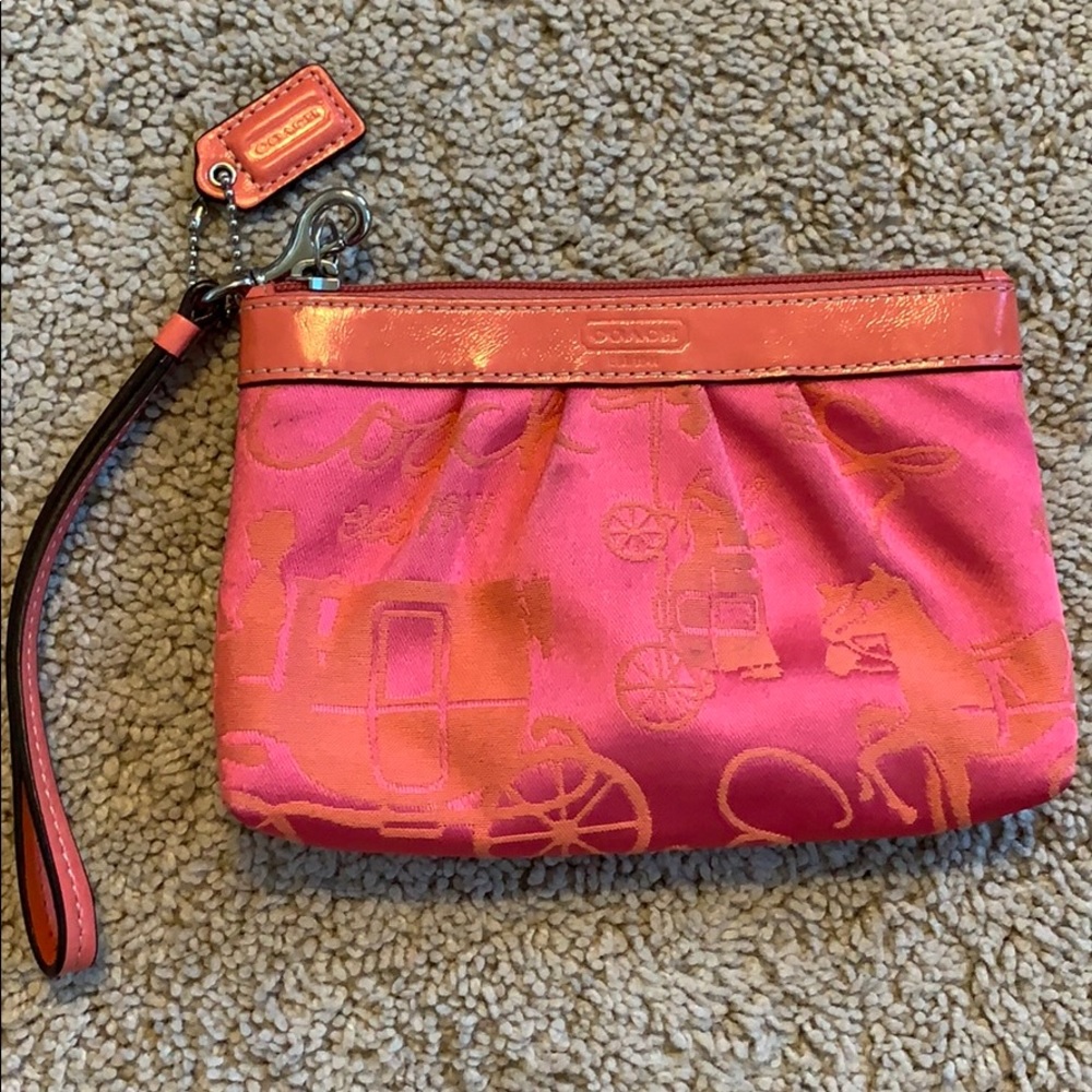 Coach wristlet, wallet